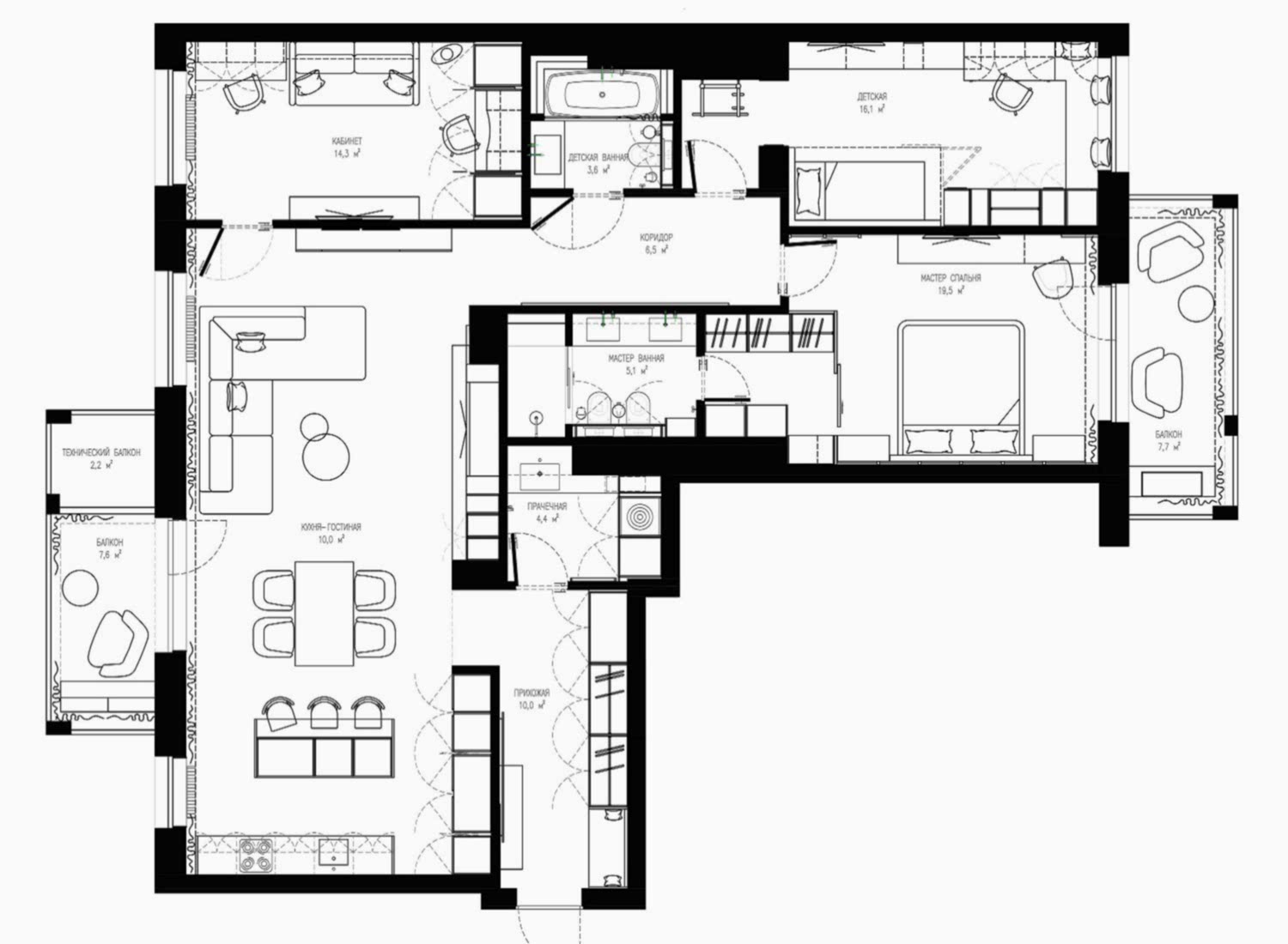 Планировка До и После. После